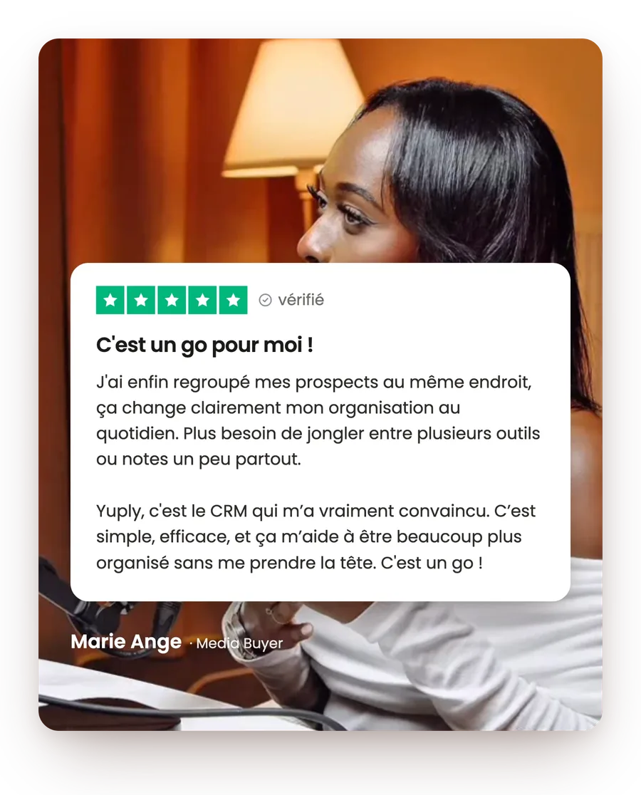 Témoignage de Marie Ange, media buyer, sur Yuply