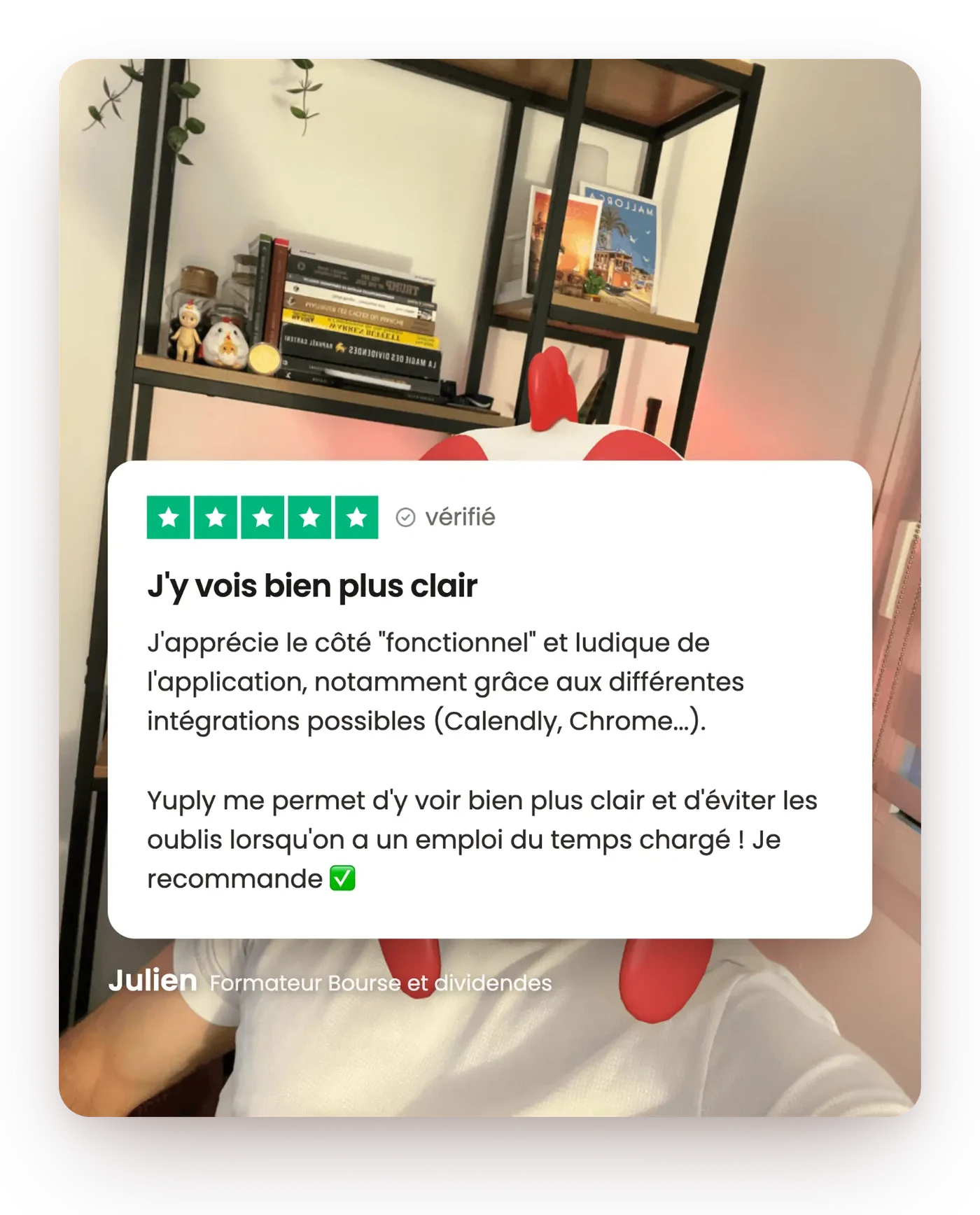 Témoignage de Julien, formateur Bourse et dividendes, sur Yuply