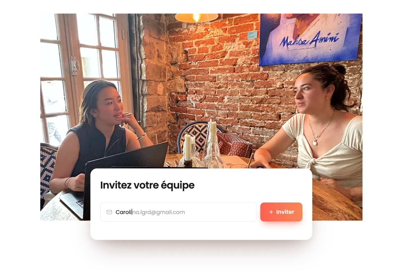 Invitation de collaborateurs sur un espace Yuply partagé